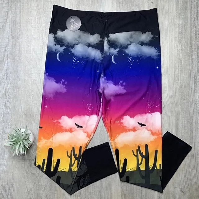 Soft Leggings for Desert Sunset