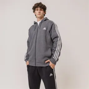 Stirling Sports Essentials Fleece 3-Stripes Full-Zip Hoodie