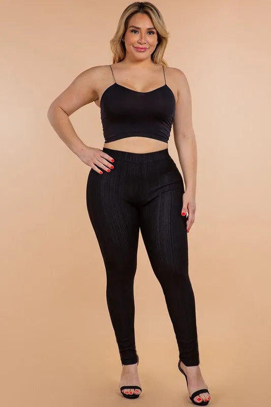 Stylish Black Jeggings with Pockets - Shop Now!