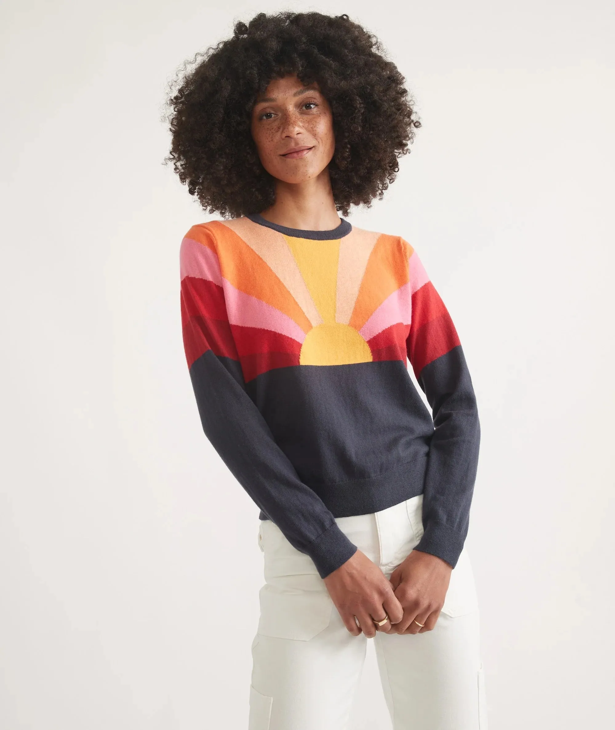 Sunset Graphic Pullover