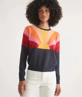 Sunset Graphic Pullover