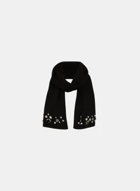 Textured Rhinestone Scarf