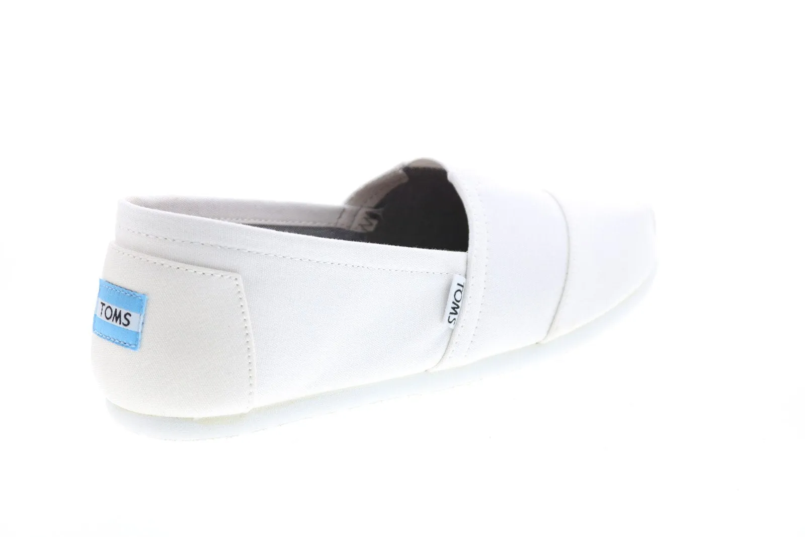 Toms Classic 10008369 White Canvas Men's Slip On Lifestyle Sneakers