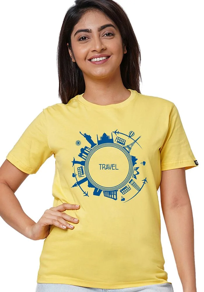 Travel Globe Women T-Shirt