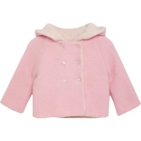 Trotters London Teddy Coat, Pale Pink - Shop Now