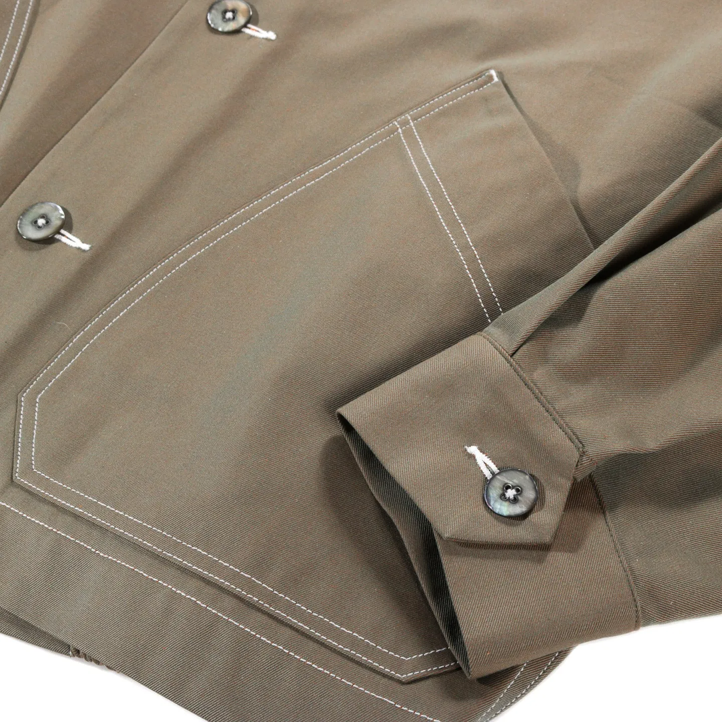 Uniform trench jacket olive