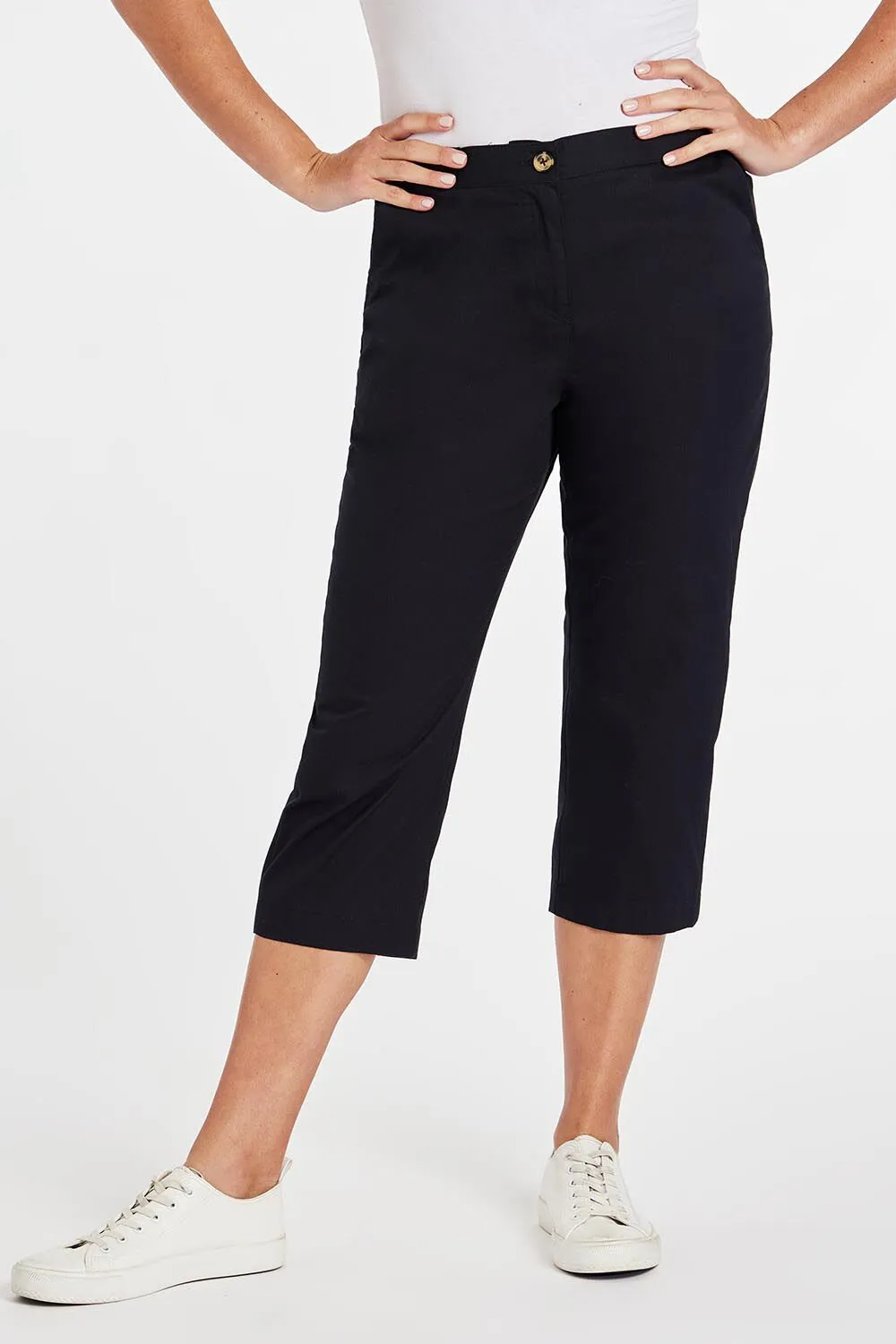 Versatile Elastic Waist Pants