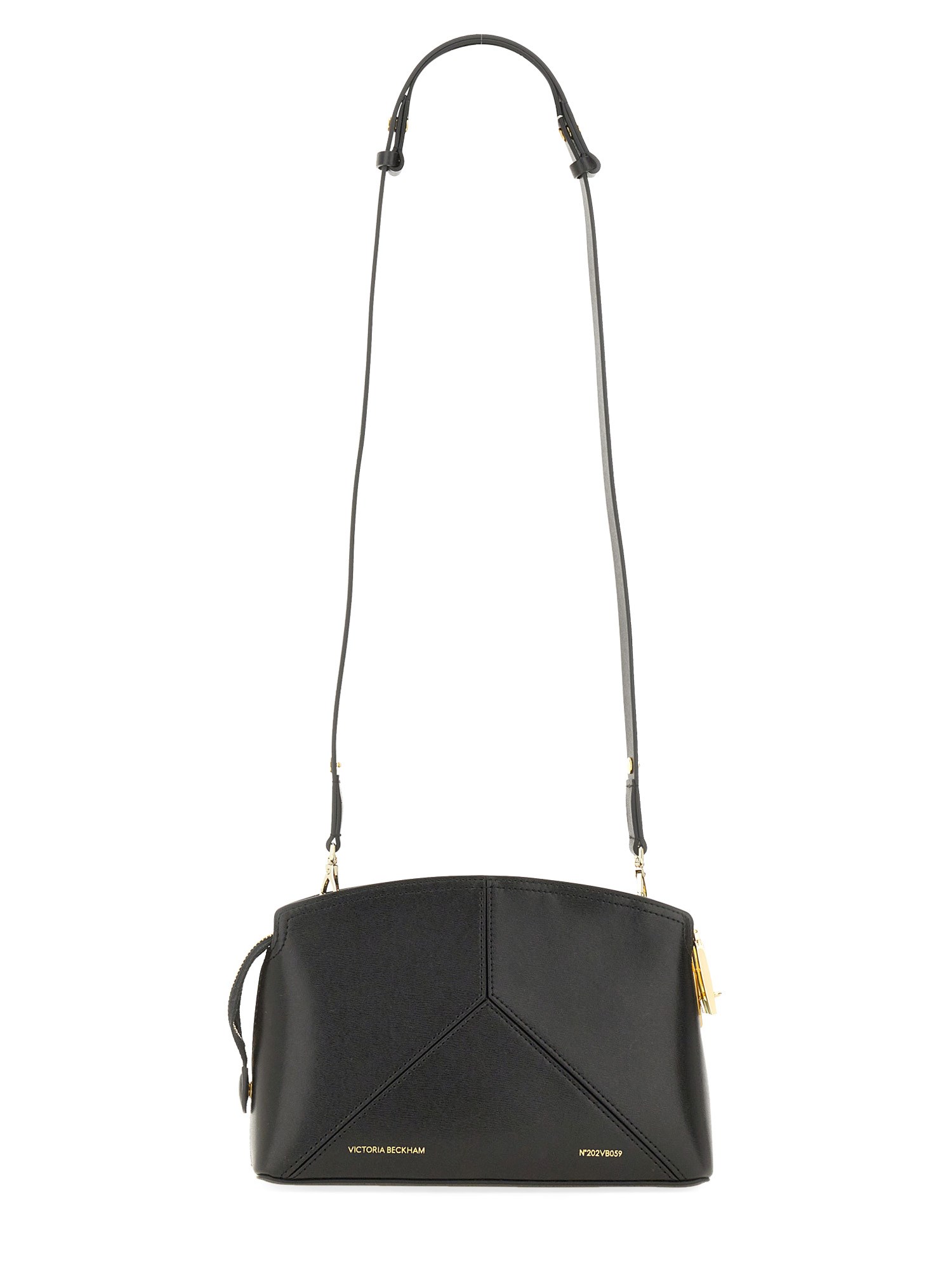 Victoria Beckham Leather Bag With Logo