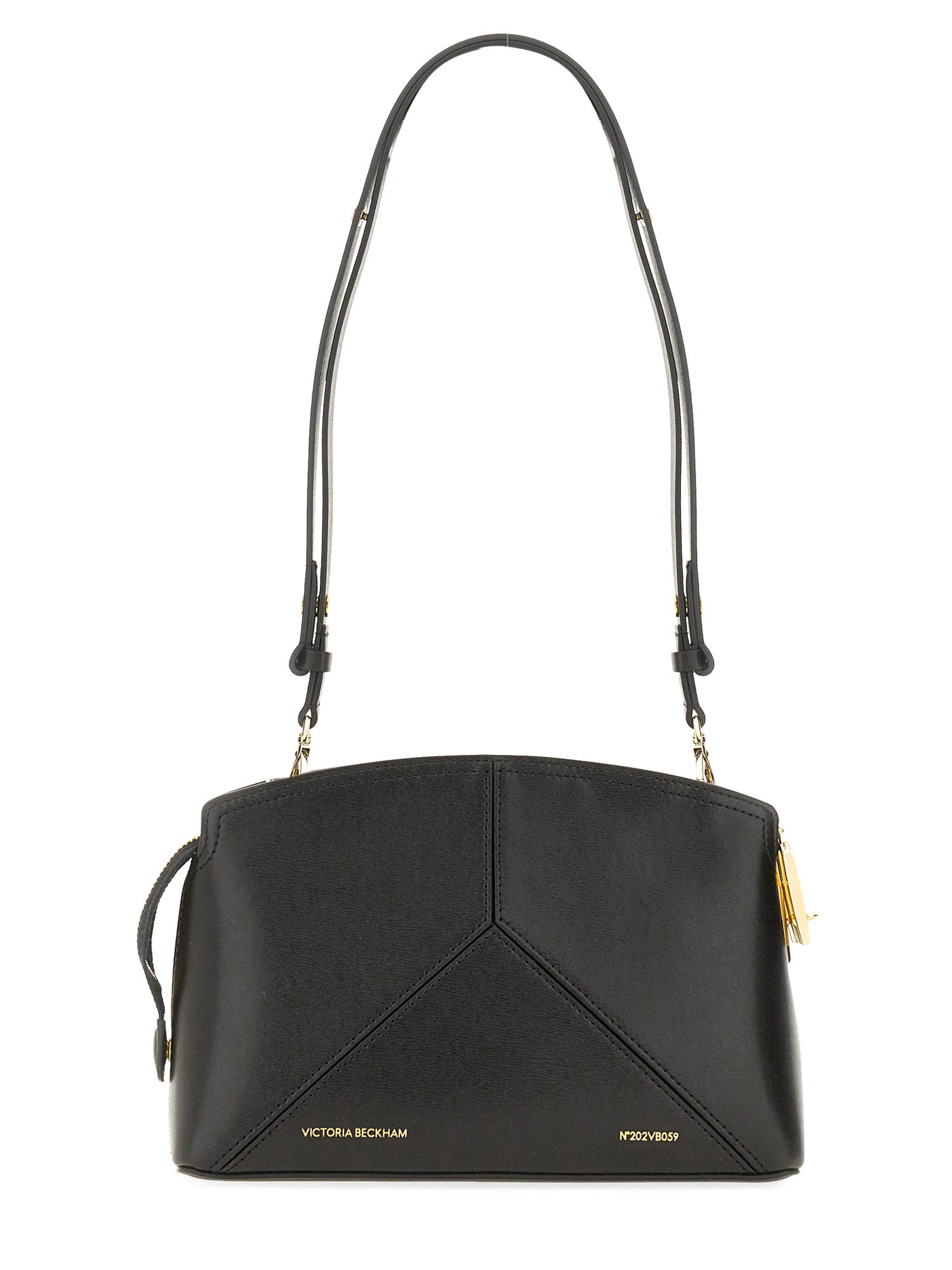 Victoria Beckham Leather Bag With Logo