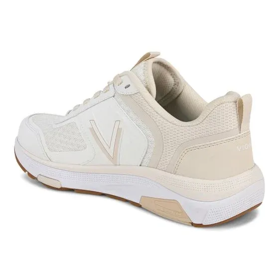 Vionic Strider Sneaker White Cream Women's Walking Shoe