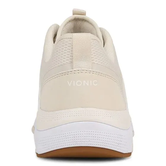 Vionic Strider Sneaker White Cream Women's Walking Shoe