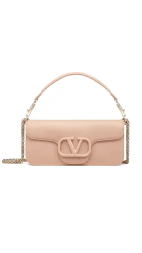 Pink Vlogo Signature Shoulder Bag