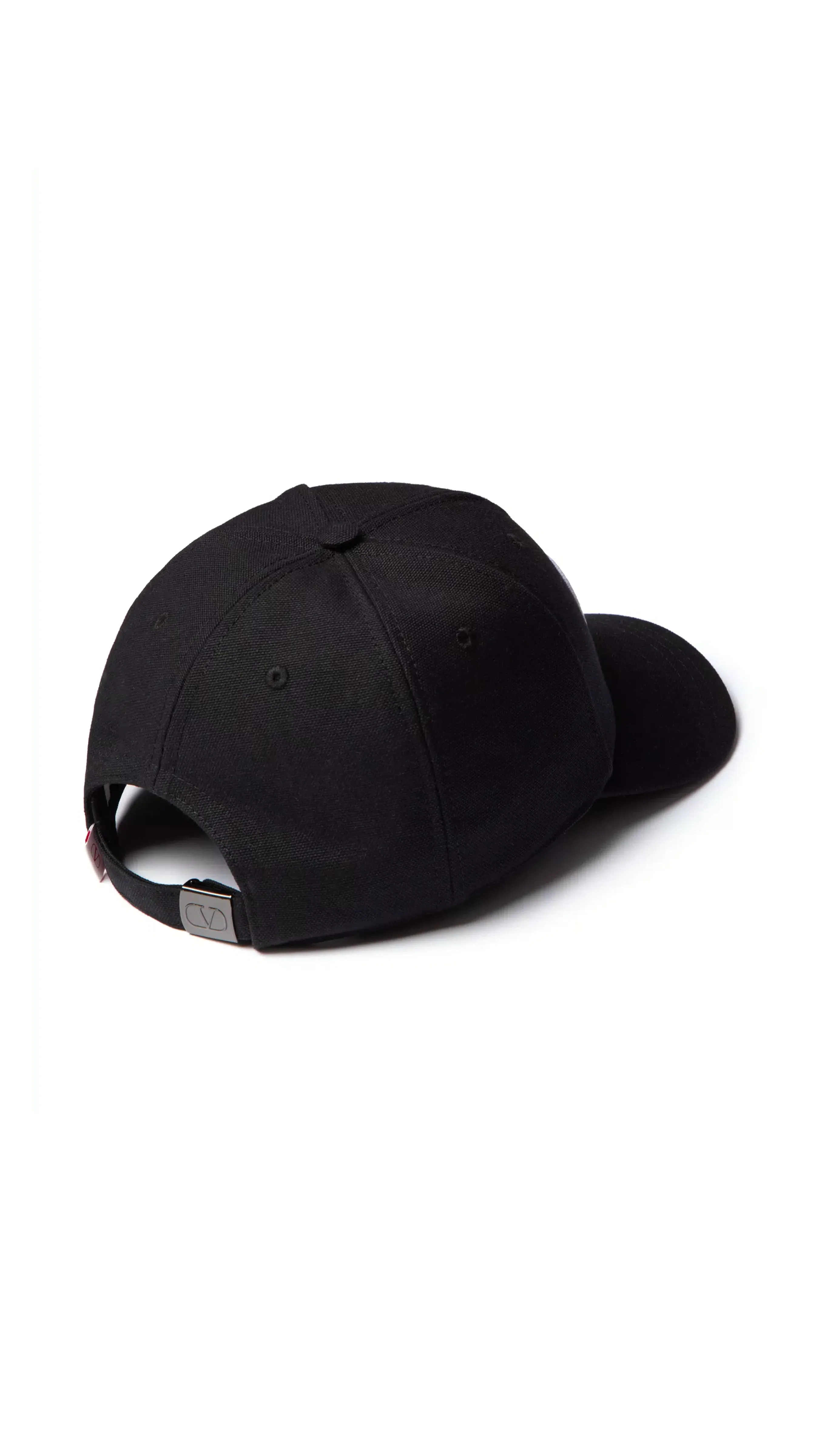 Washed Denim Six Panel Cap Black