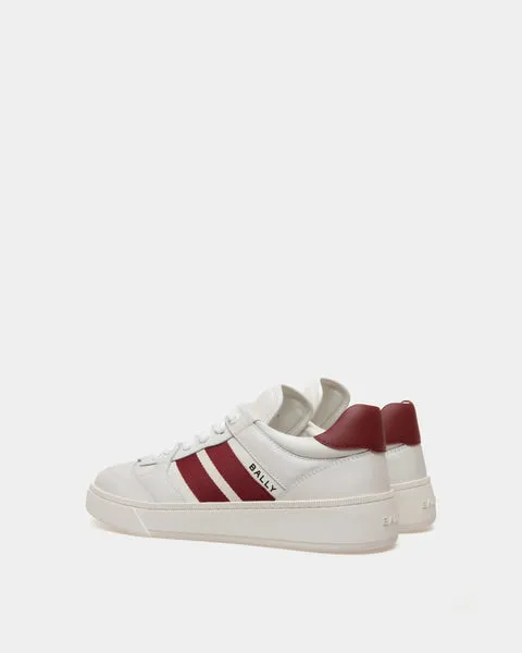 White Leather Sneaker by BALLY