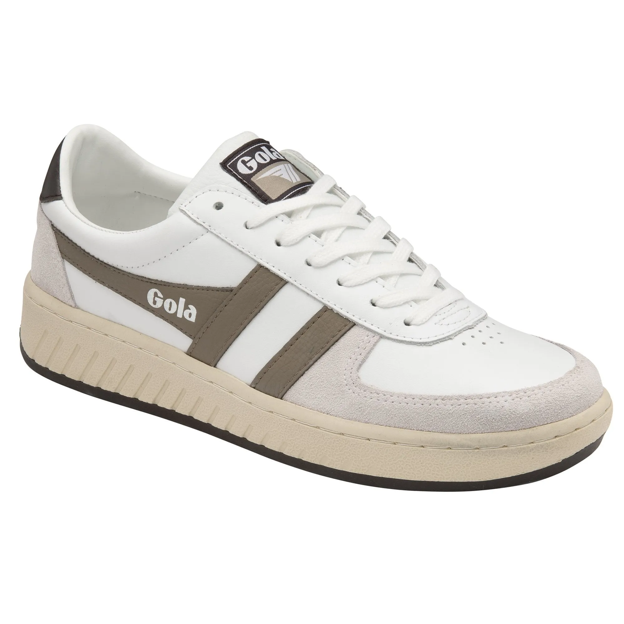 White Rhino Dark Brown Grandslam Sneaker