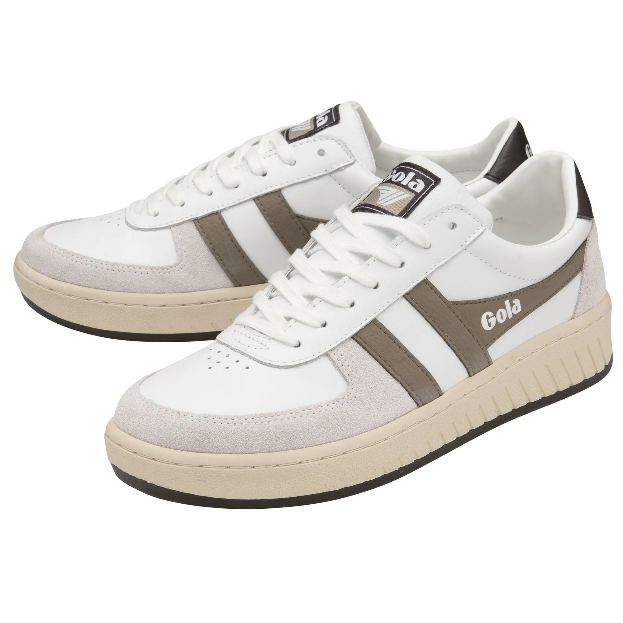 White Rhino Dark Brown Grandslam Sneaker