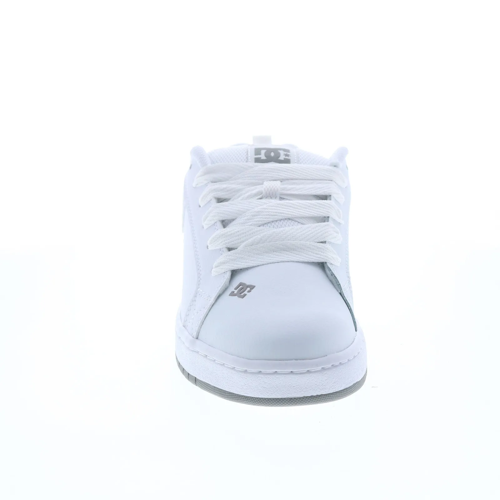 White Skate Inspired Sneakers for Men - DC Court Graffik