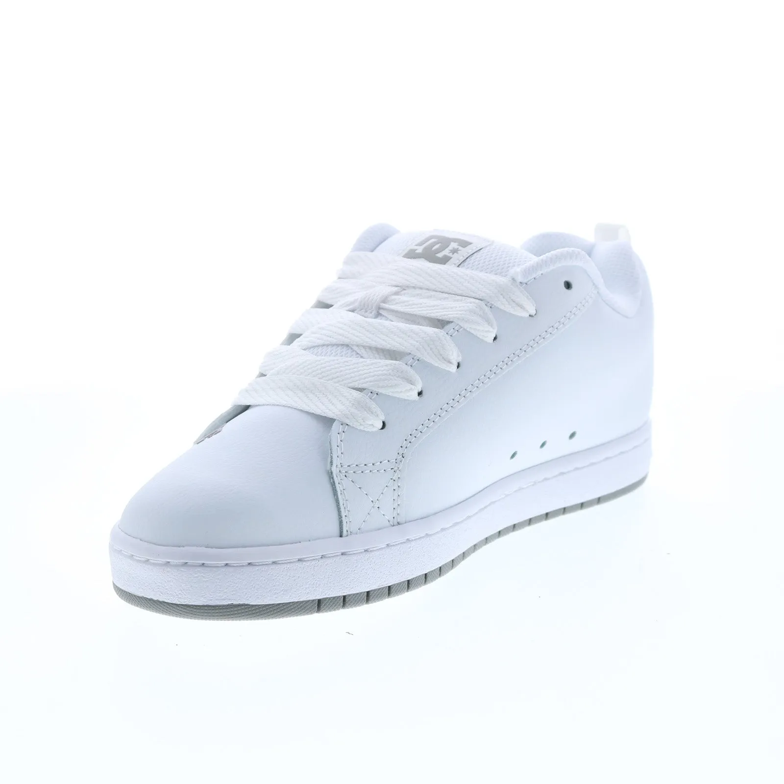 White Skate Inspired Sneakers for Men - DC Court Graffik