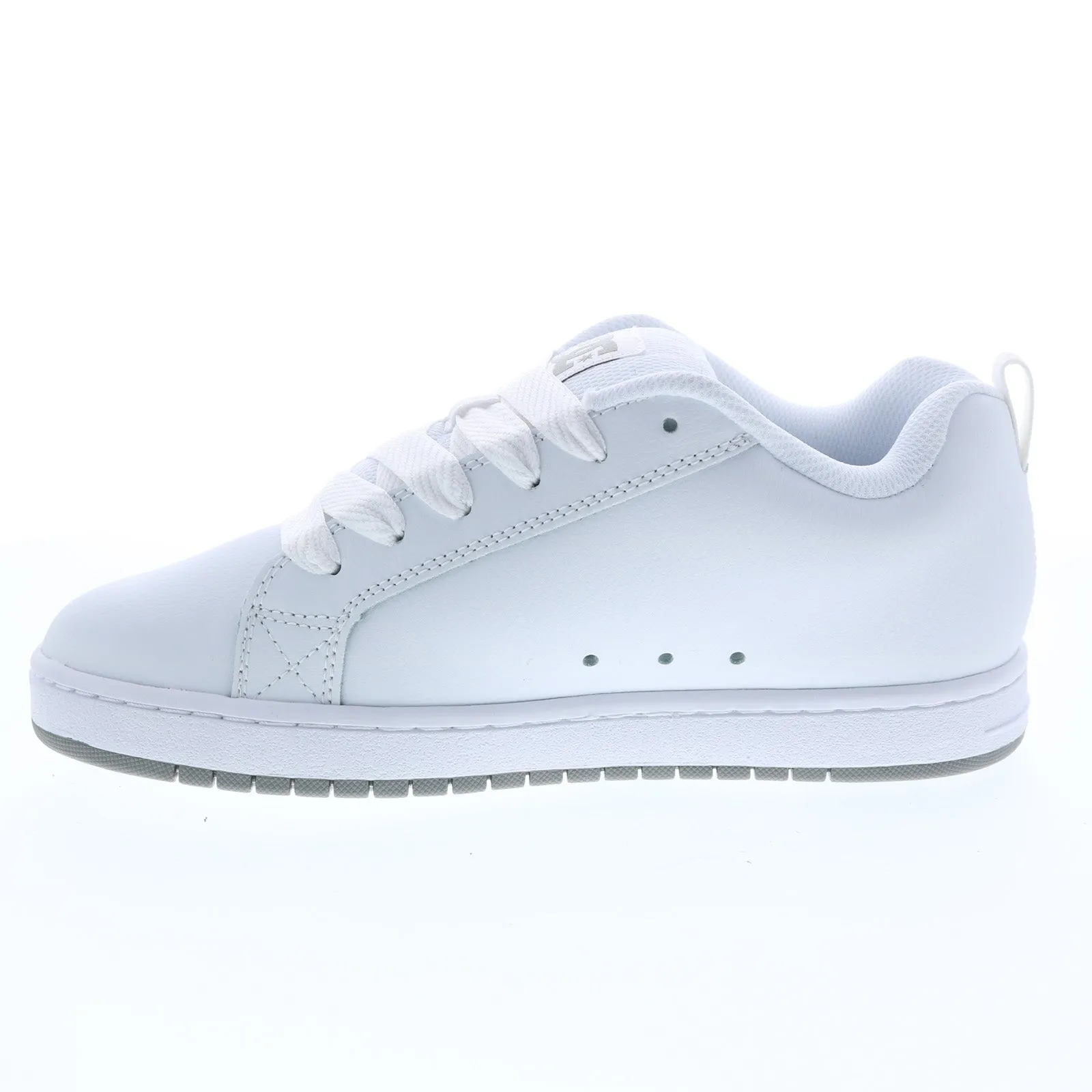 White Skate Inspired Sneakers for Men - DC Court Graffik