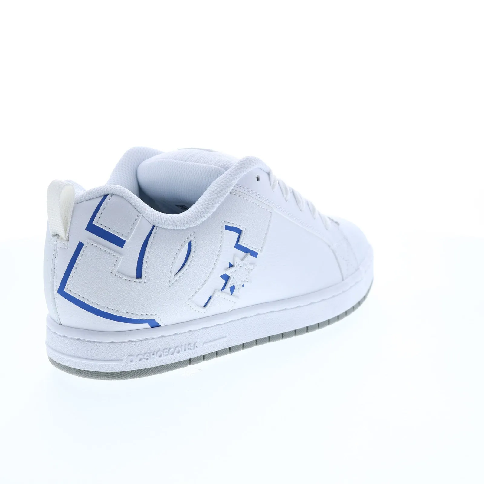 White Skate Inspired Sneakers for Men - DC Court Graffik