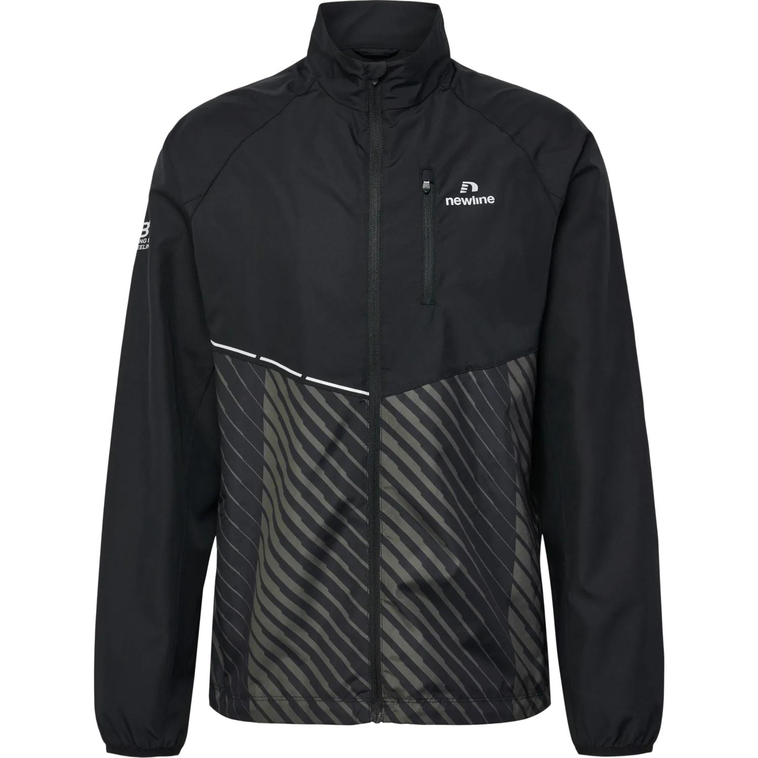 Windproof and water repellent zip jacket