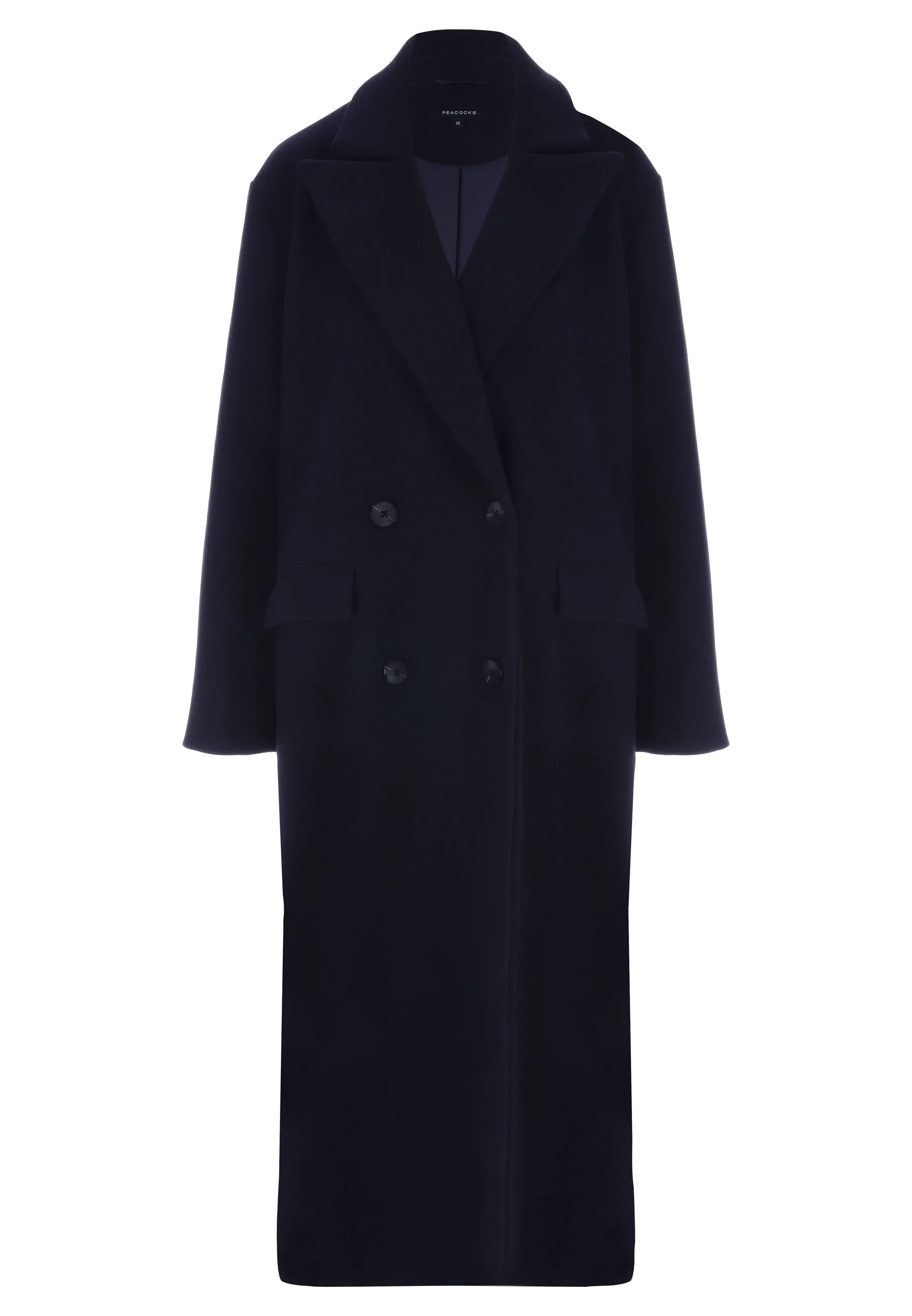 Stylish Womens Navy Formal Dad Coat at Discount Price